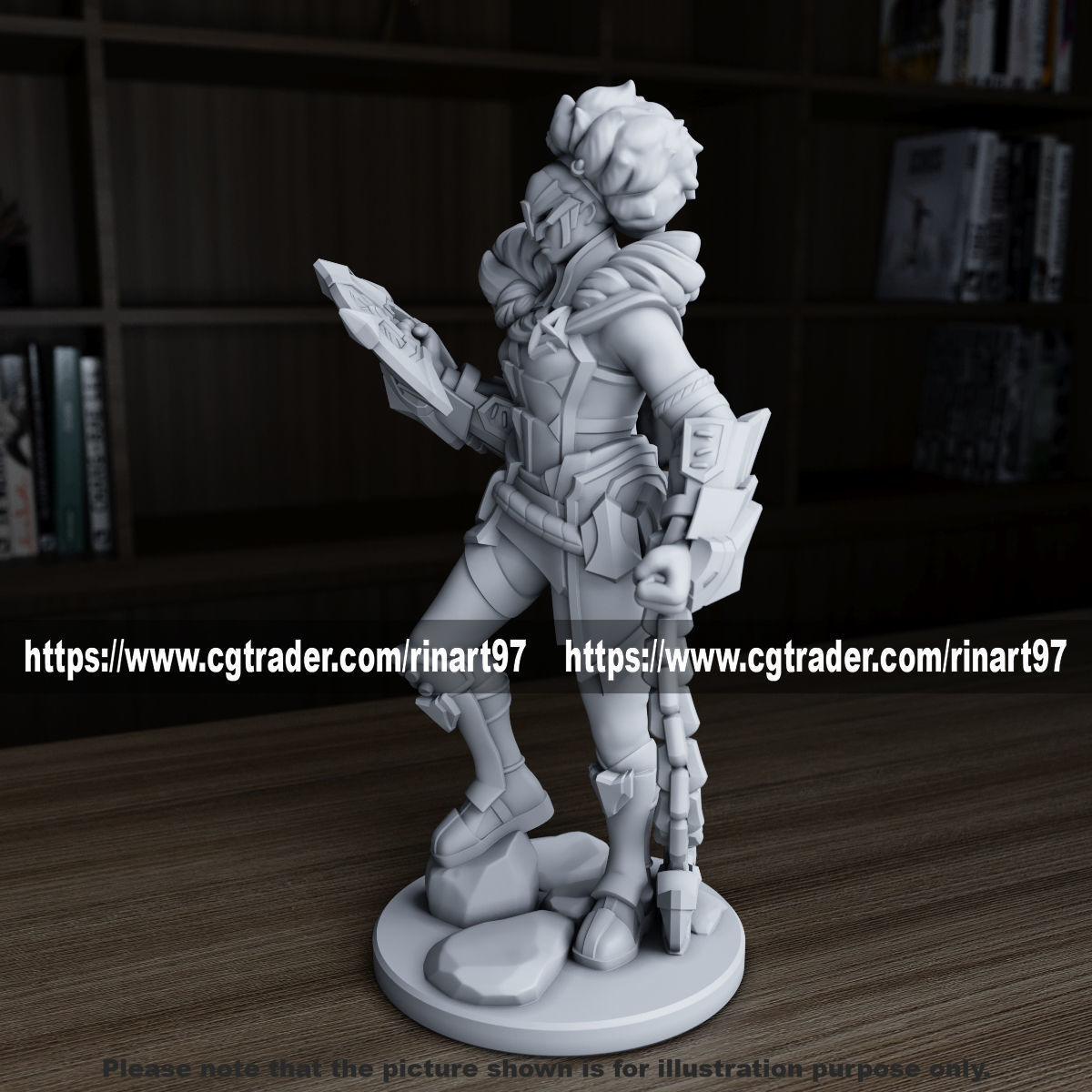 Ambessa 3d print model from league of legends  3D print model_13