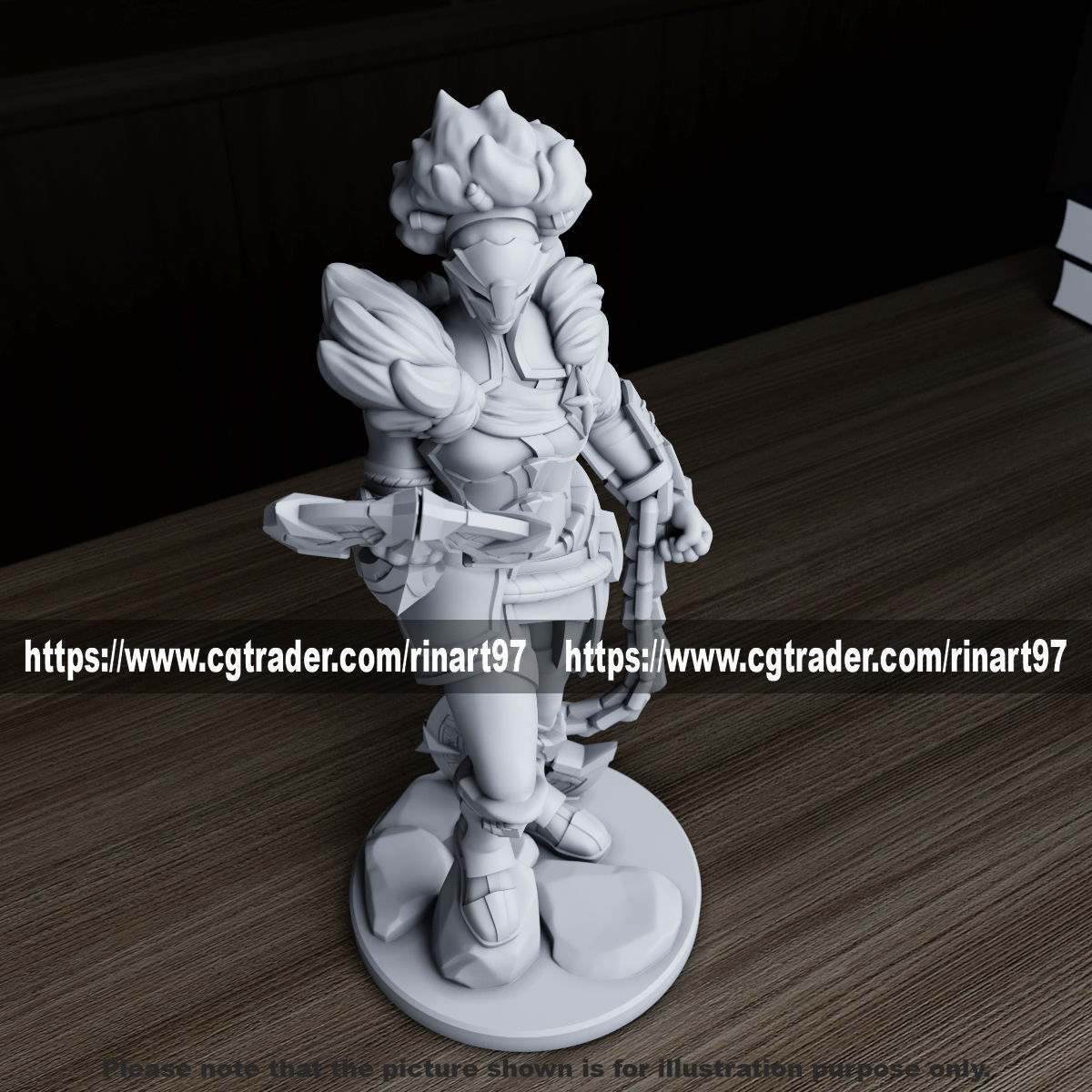 Ambessa 3d print model from league of legends  3D print model_7