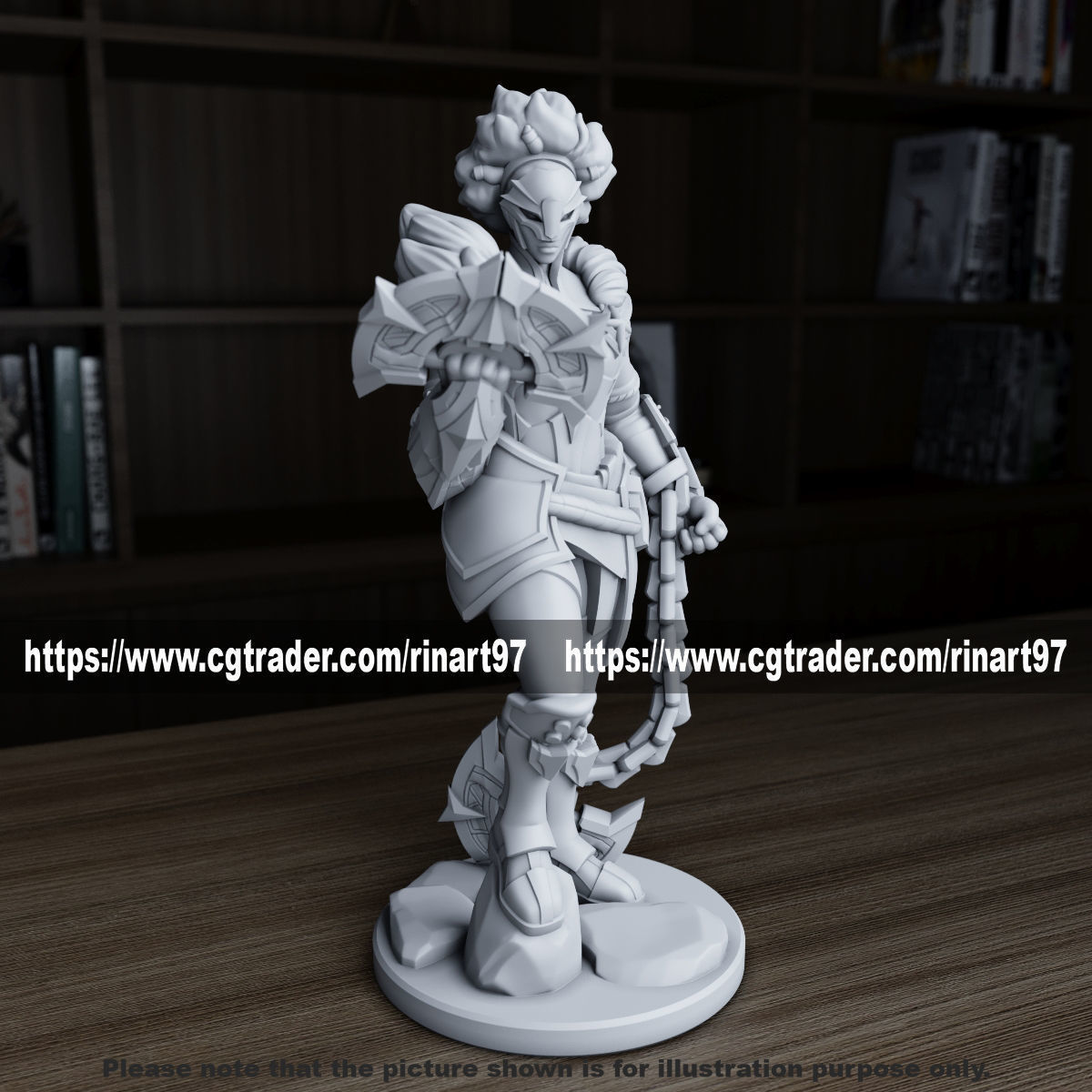 Ambessa 3d print model from league of legends  3D print model_4