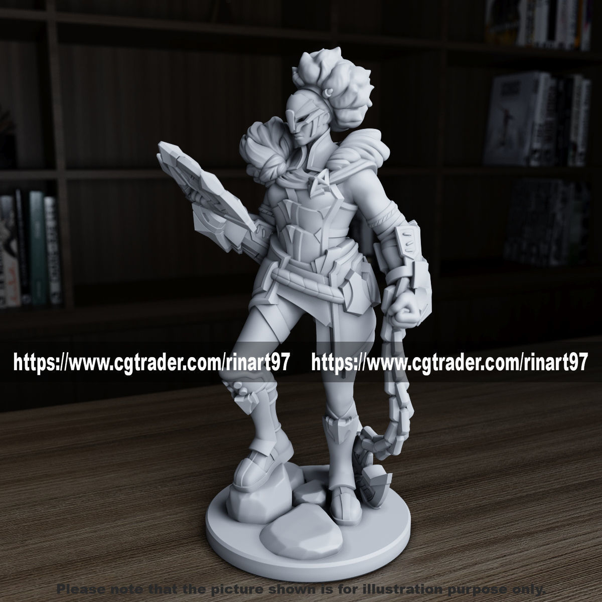 Ambessa 3d print model from league of legends  3D print model_11
