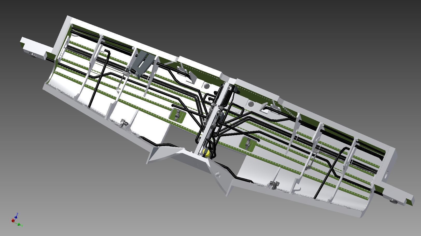 P-51 B-D details models 1-72 Wheel bay 3D print model_5