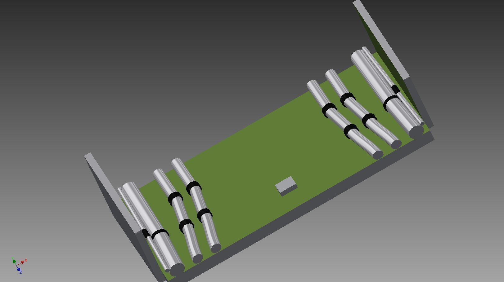 P-51 B-D details models 1-72 Wheel bay 3D print model_8