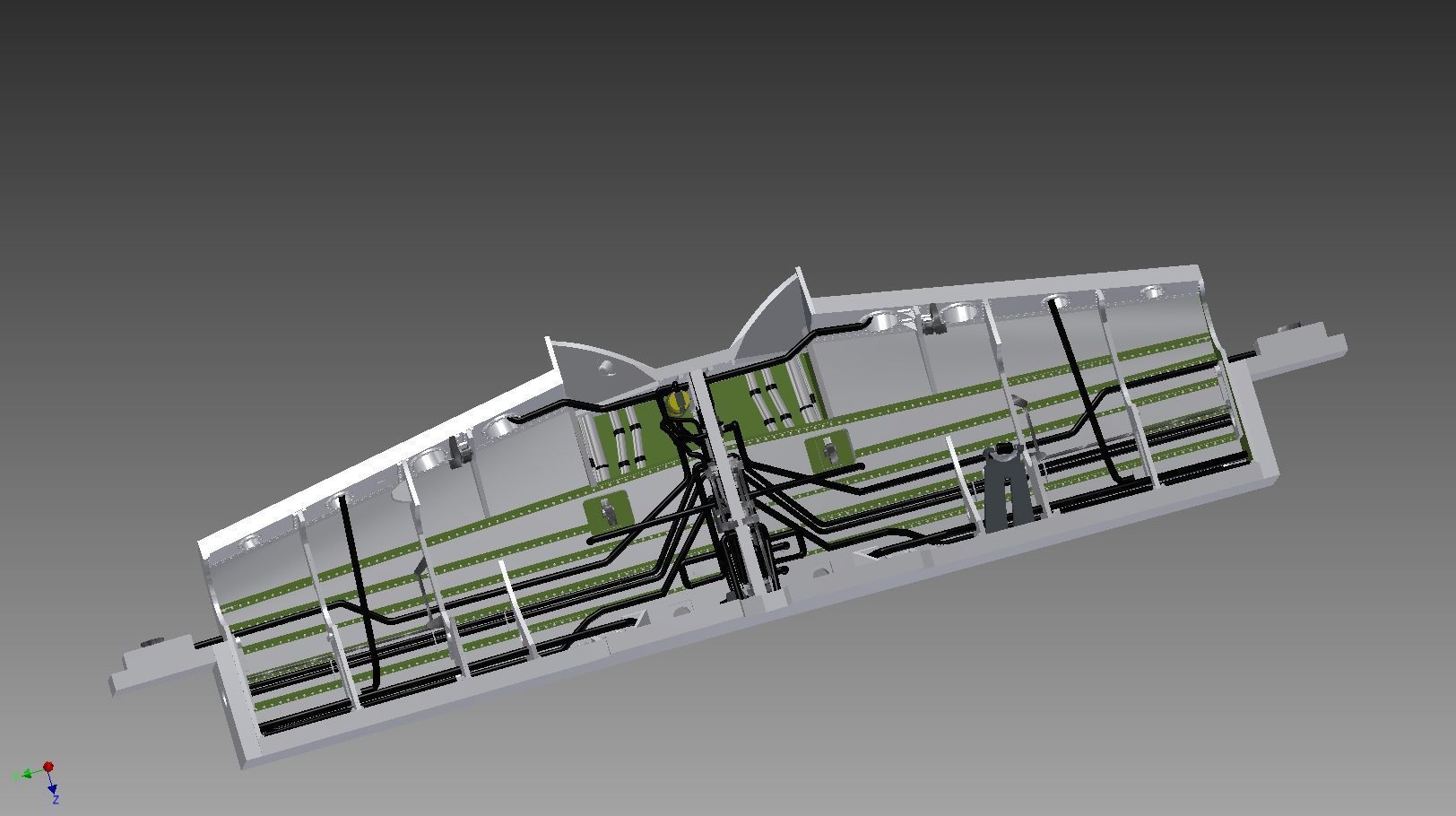 P-51 B-D details models 1-72 Wheel bay 3D print model_1