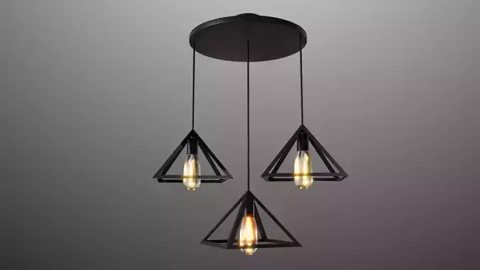 Chandelier room lamb home accessory prisma style