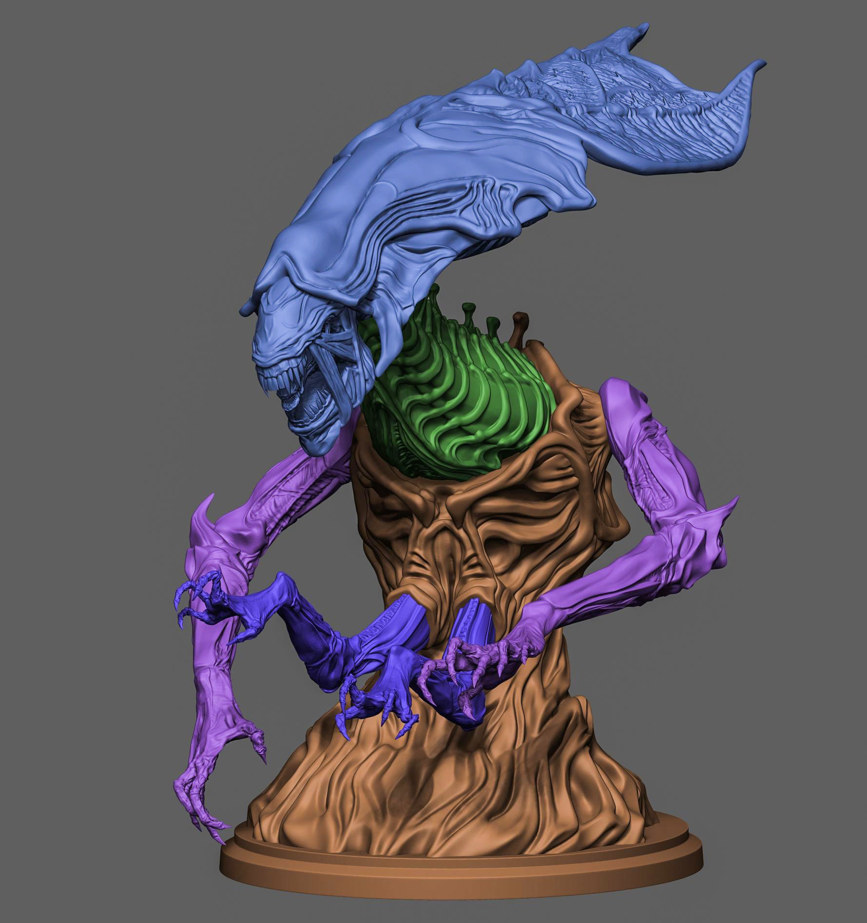 Alien Queen 3D print model_7