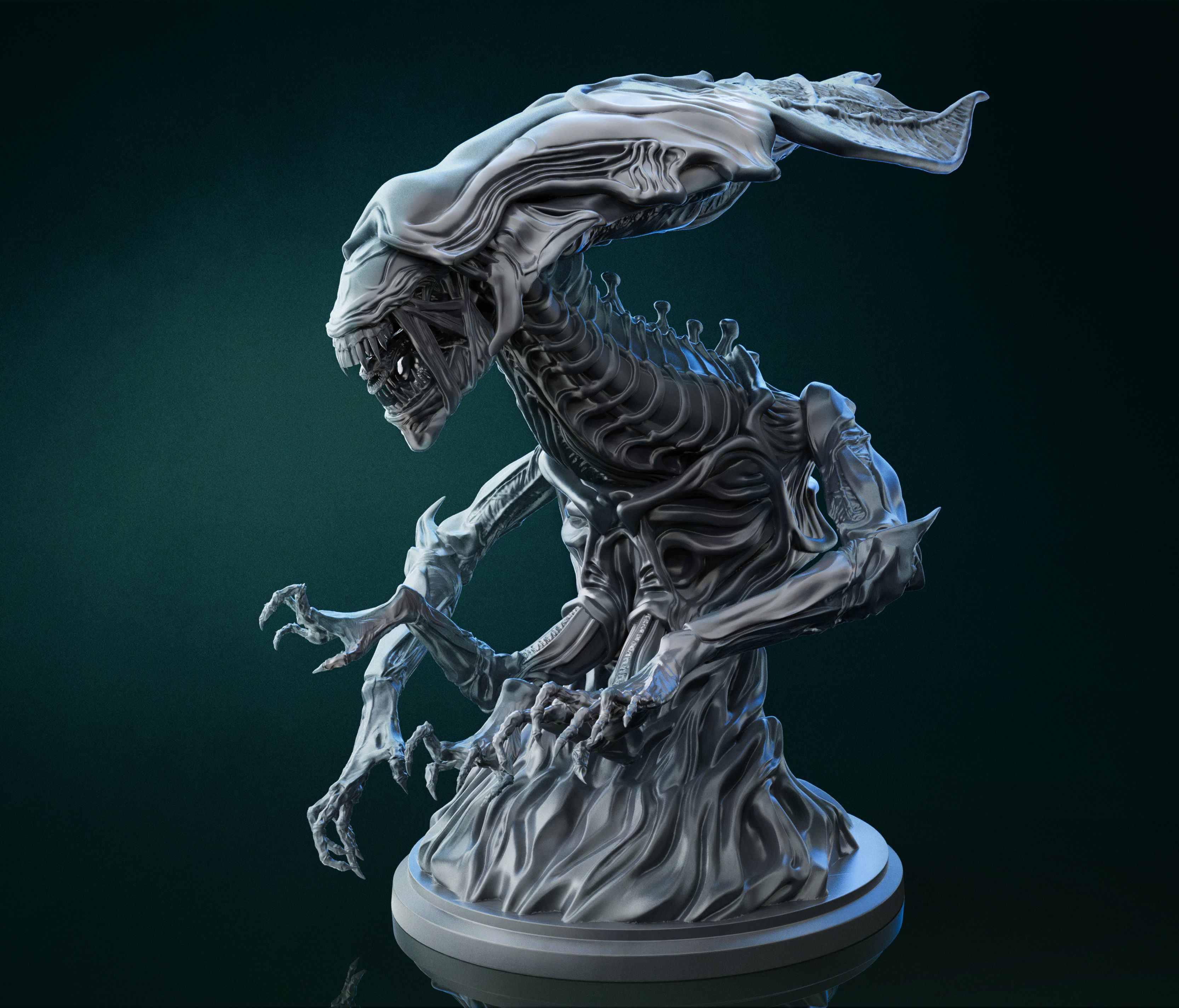 Alien Queen 3D print model_2