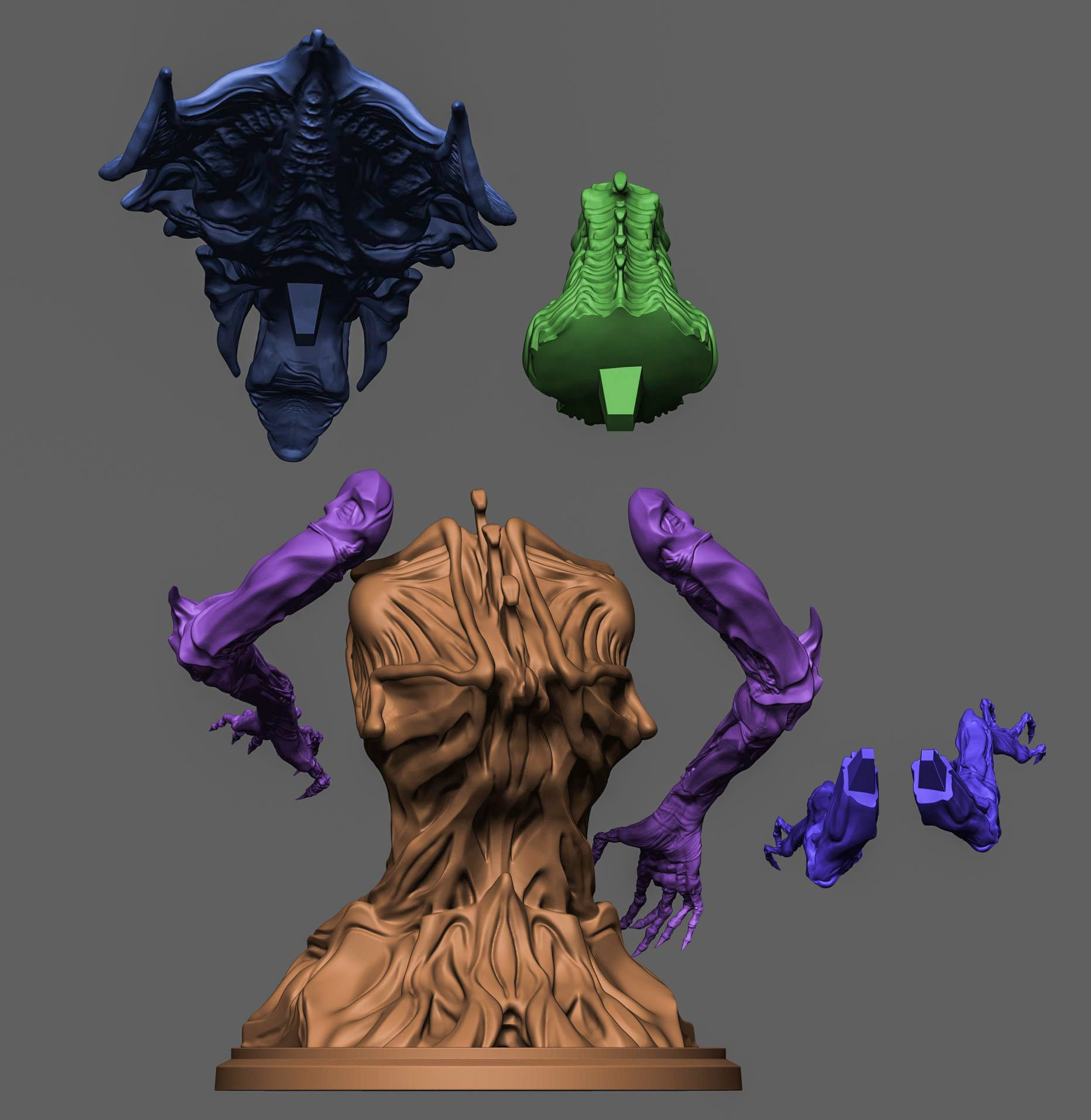 Alien Queen 3D print model_9