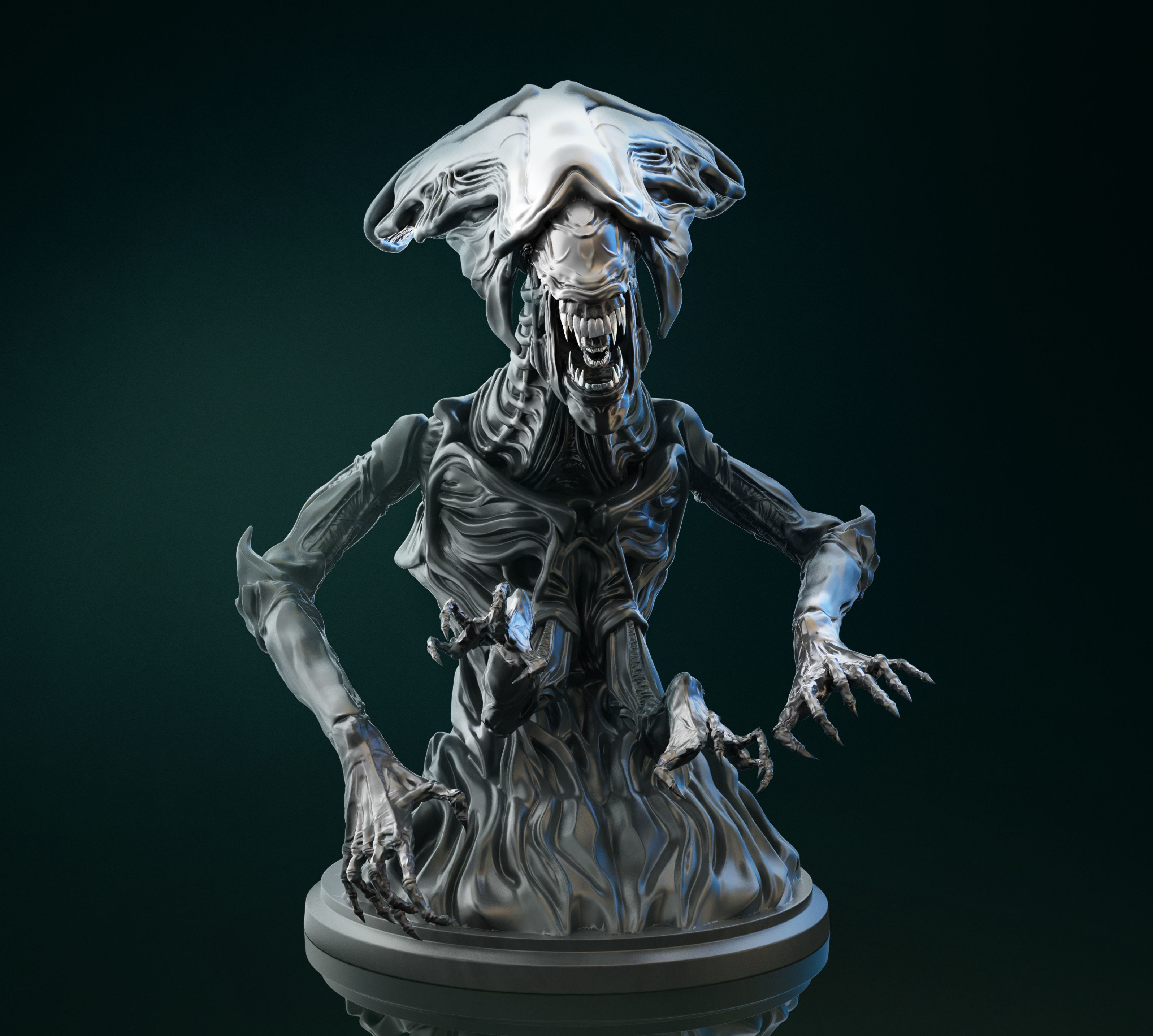 Alien Queen 3D print model_1