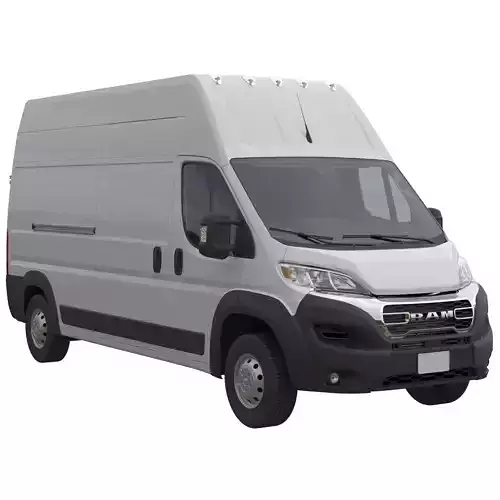 2024 Ram ProMaster L3H3 Detailed interior 3D model