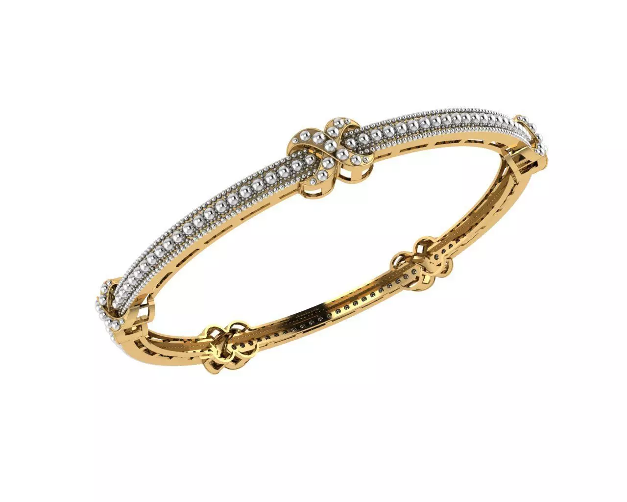 Indian Fashion Bracelet 3D print model