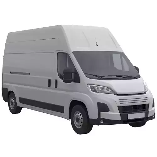 Global commercial van L3H3 3D model