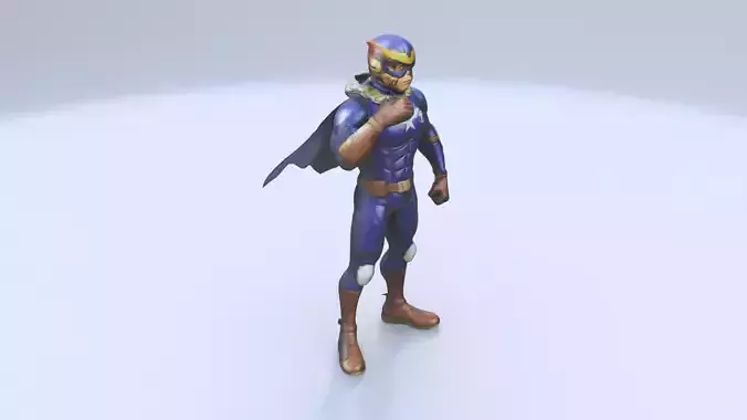 Captain Falcon 3D model