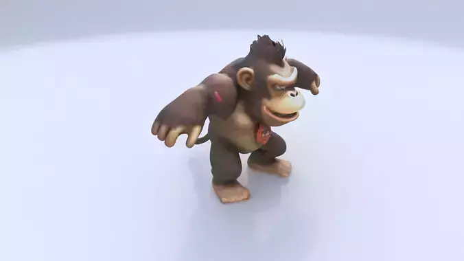 Donkey Kong 3D model