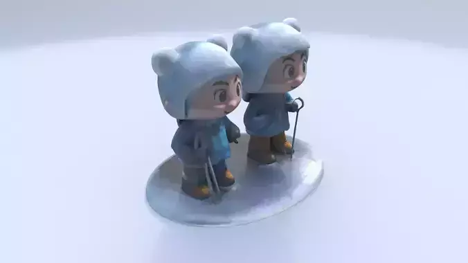 Ice Climbers 3D model