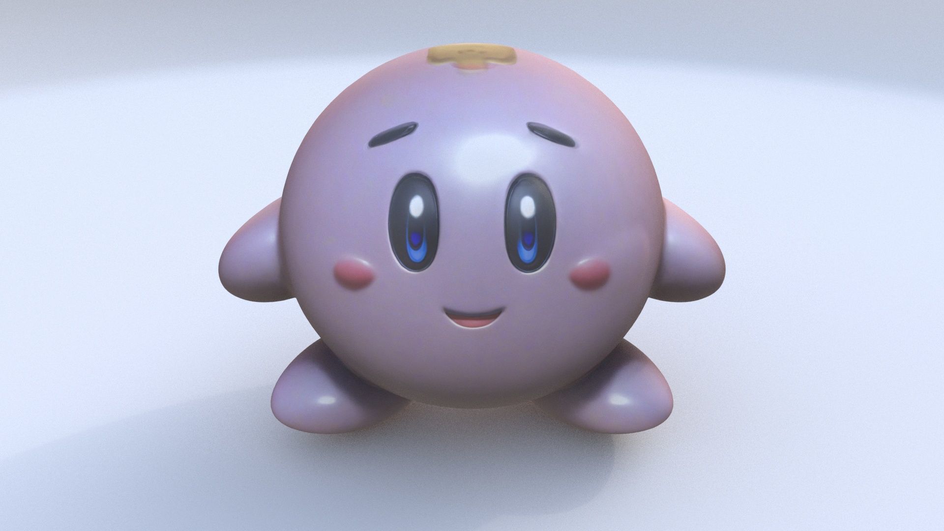 Kirby 3D model_1