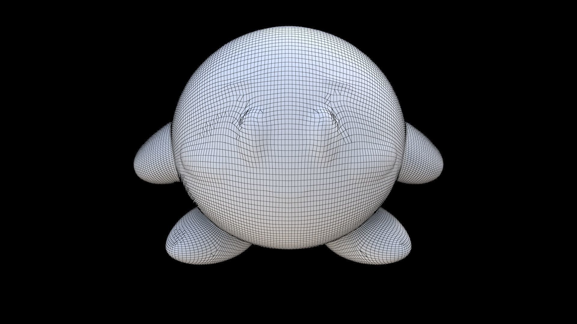 Kirby 3D model_6