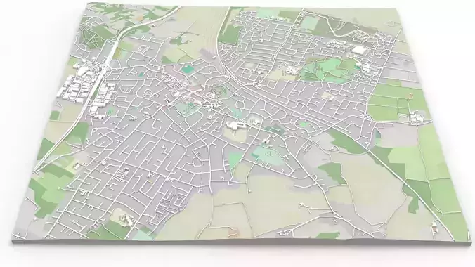 Cityscape Rayleigh United Kingdom 3D model