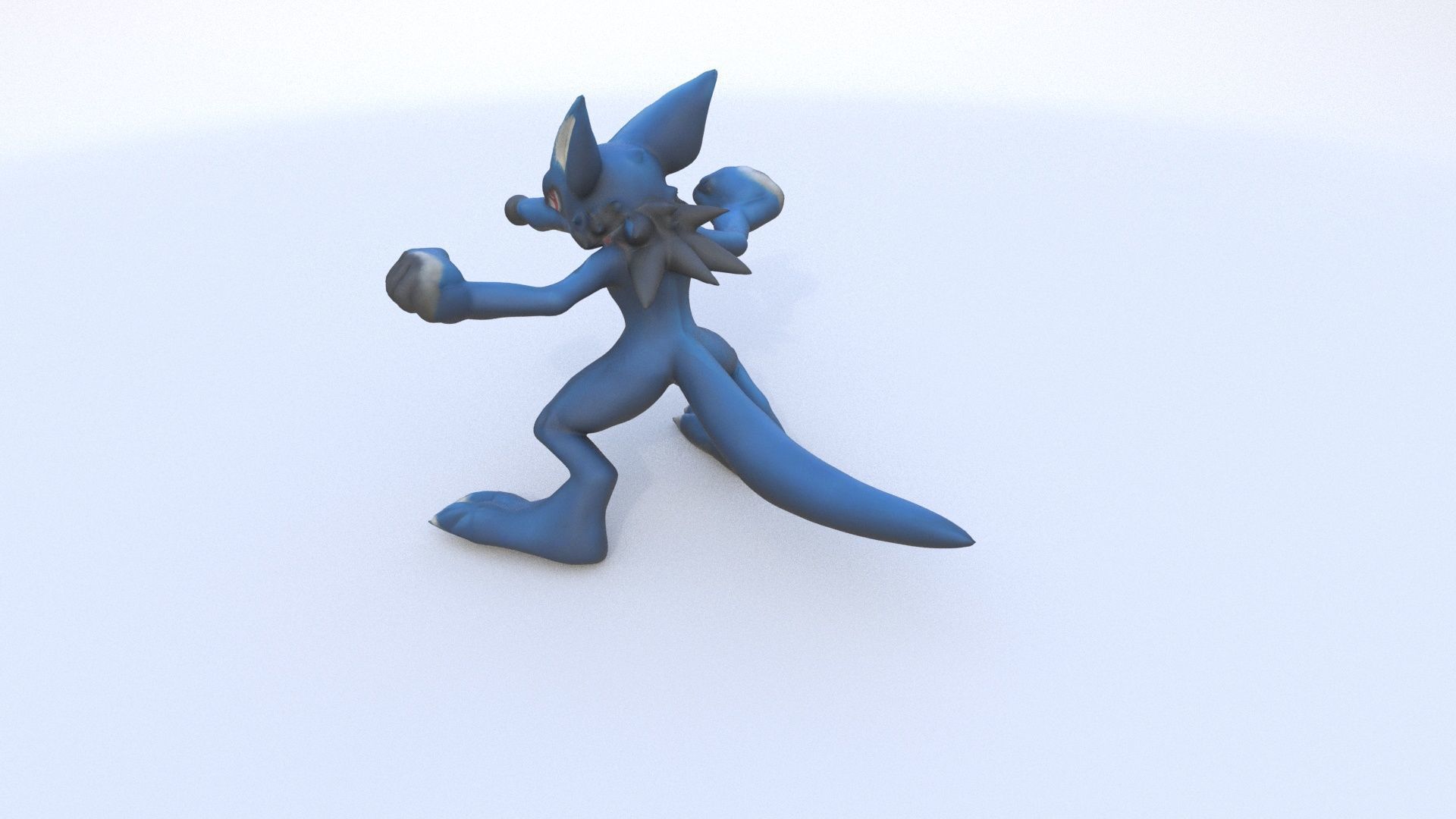 Lucario 3D model_3