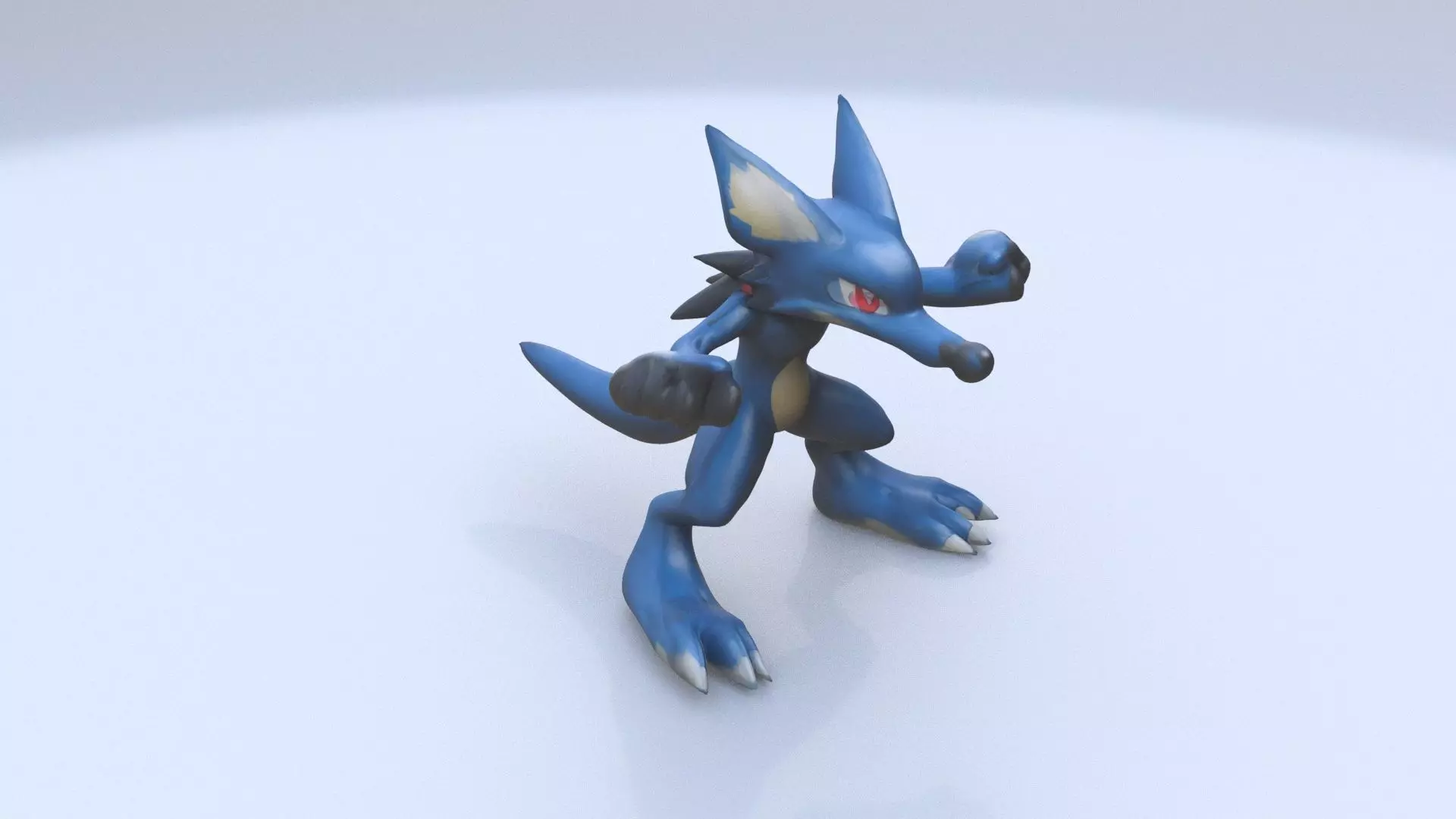 Lucario 3D model_0