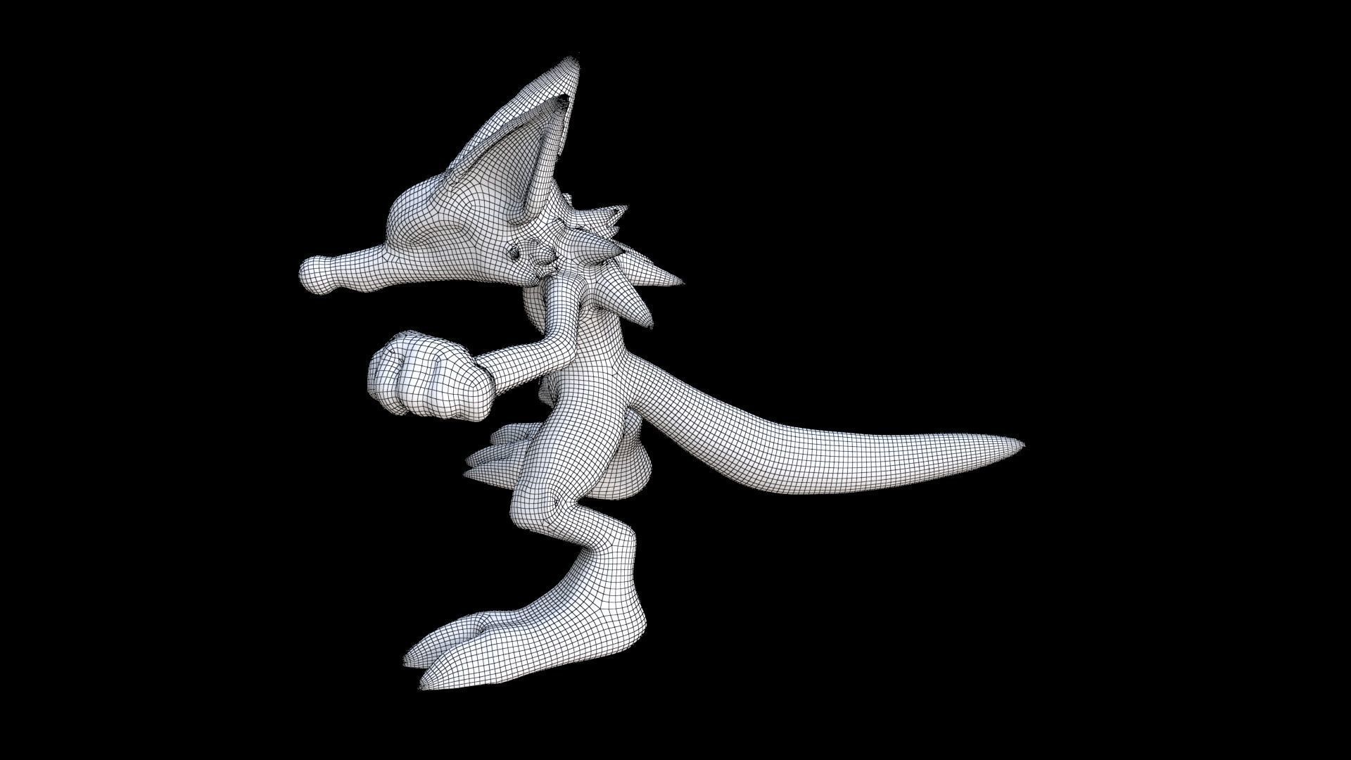 Lucario 3D model_7