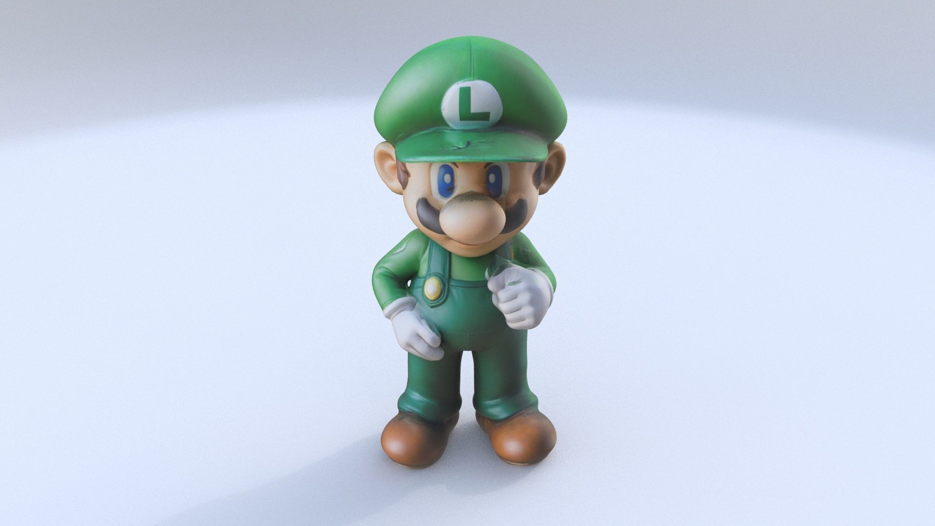 Luigi 3D model_1