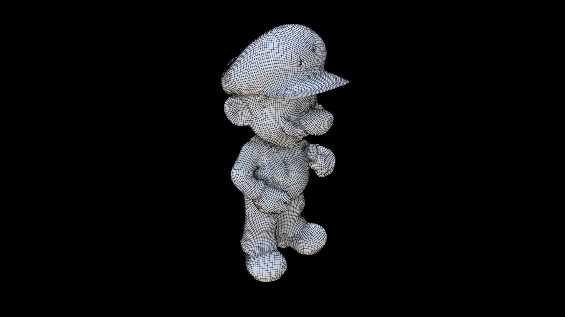 Luigi 3D model_5