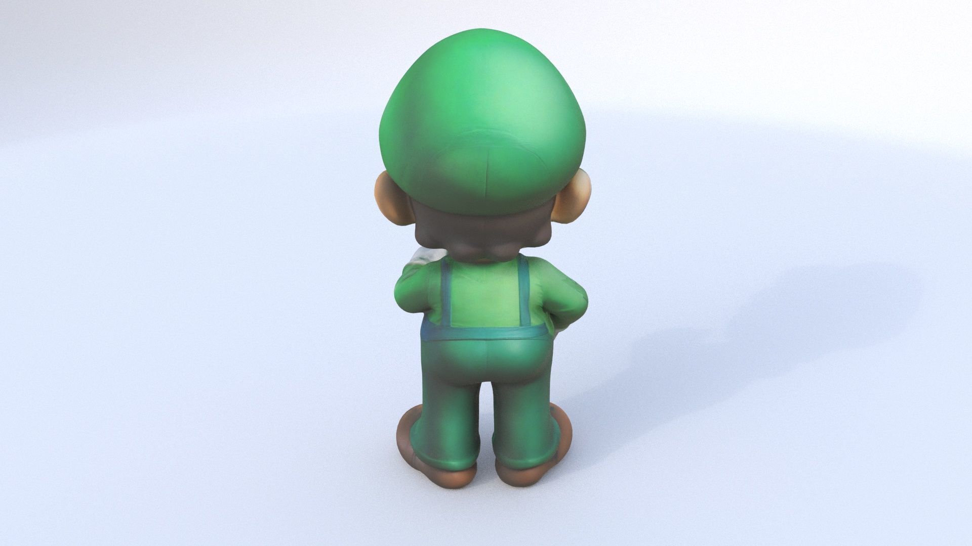 Luigi 3D model_4