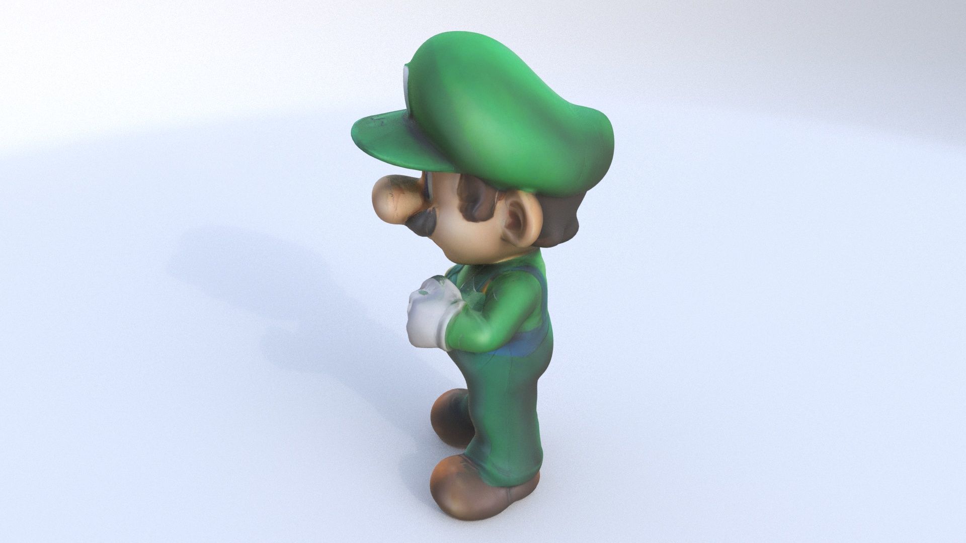 Luigi 3D model_2