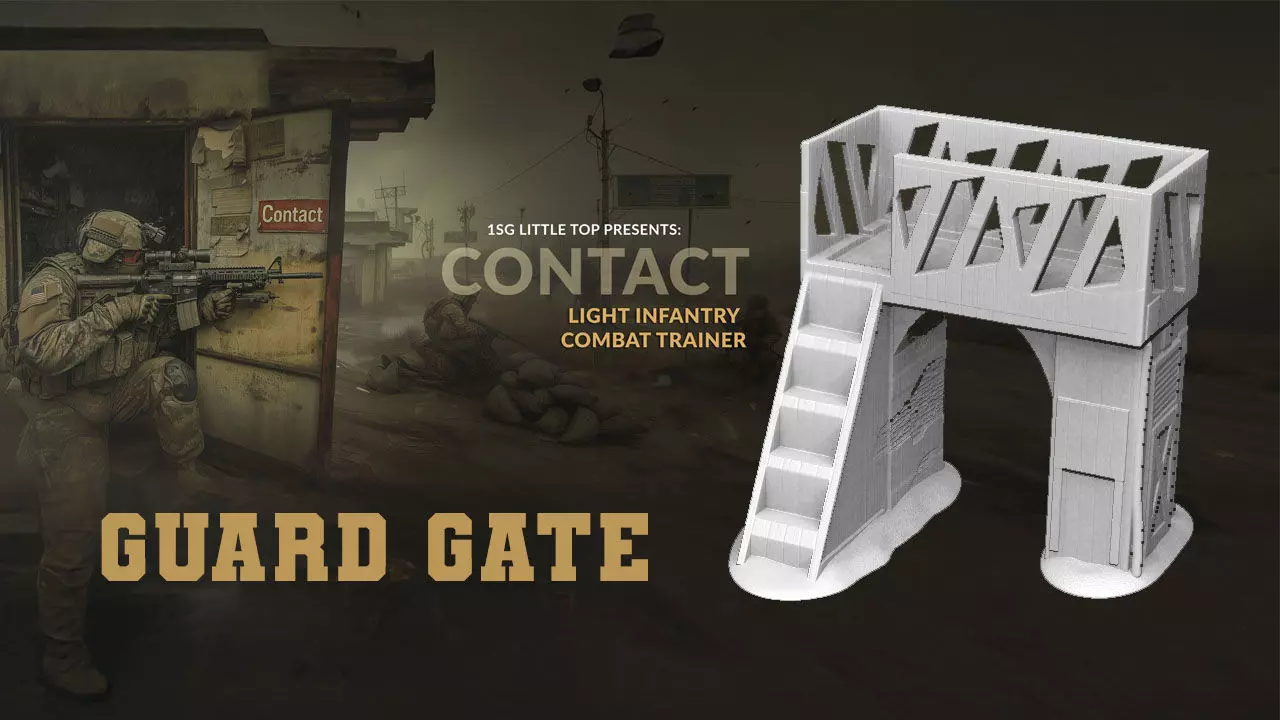 Guard Gate 3D print model_0