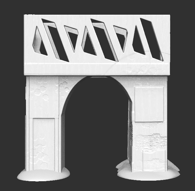 Guard Gate 3D print model_3