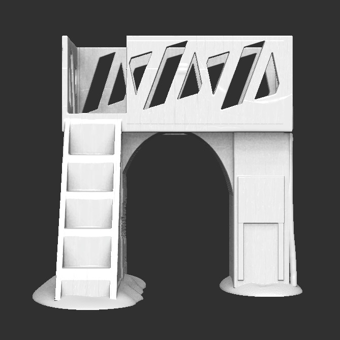 Guard Gate 3D print model_5