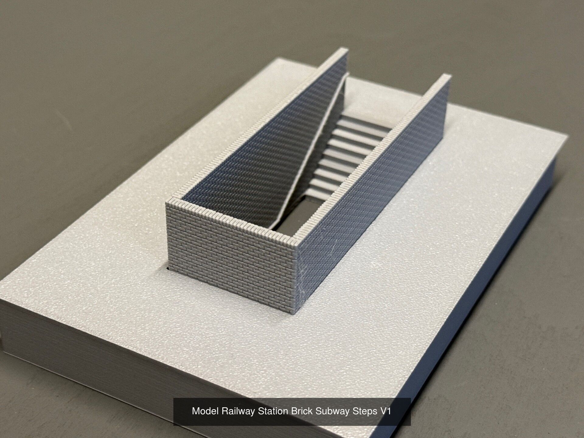 Model Railway Platform Access Steps Various Designs 3D Model Collection_3