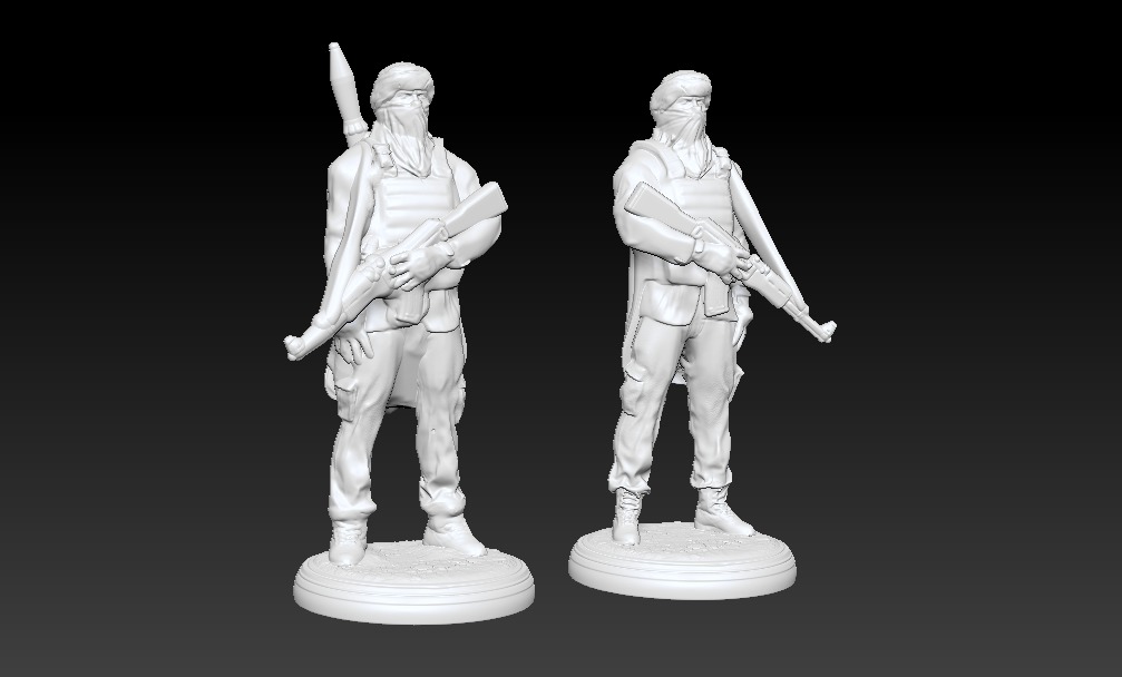 Enemy Soldiers 3D print model_4