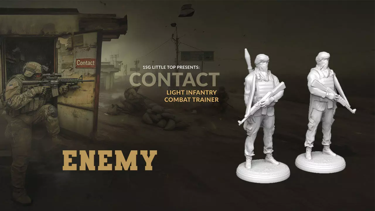 Enemy Soldiers 3D print model_0