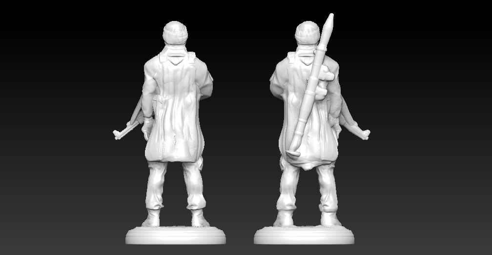 Enemy Soldiers 3D print model_3