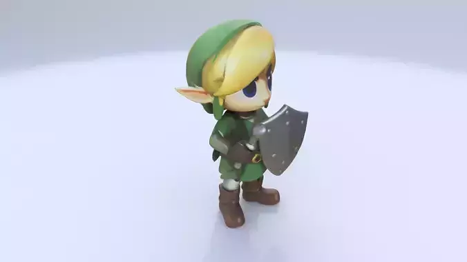 Toon Link 3D model