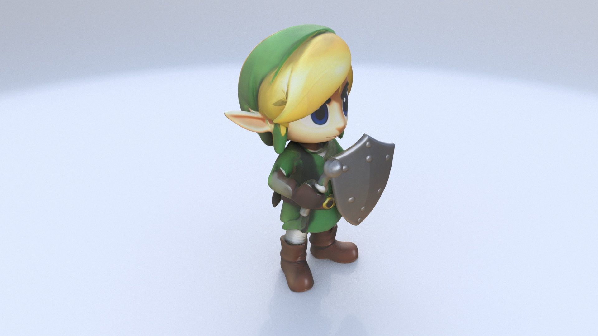 Toon Link 3D model_0