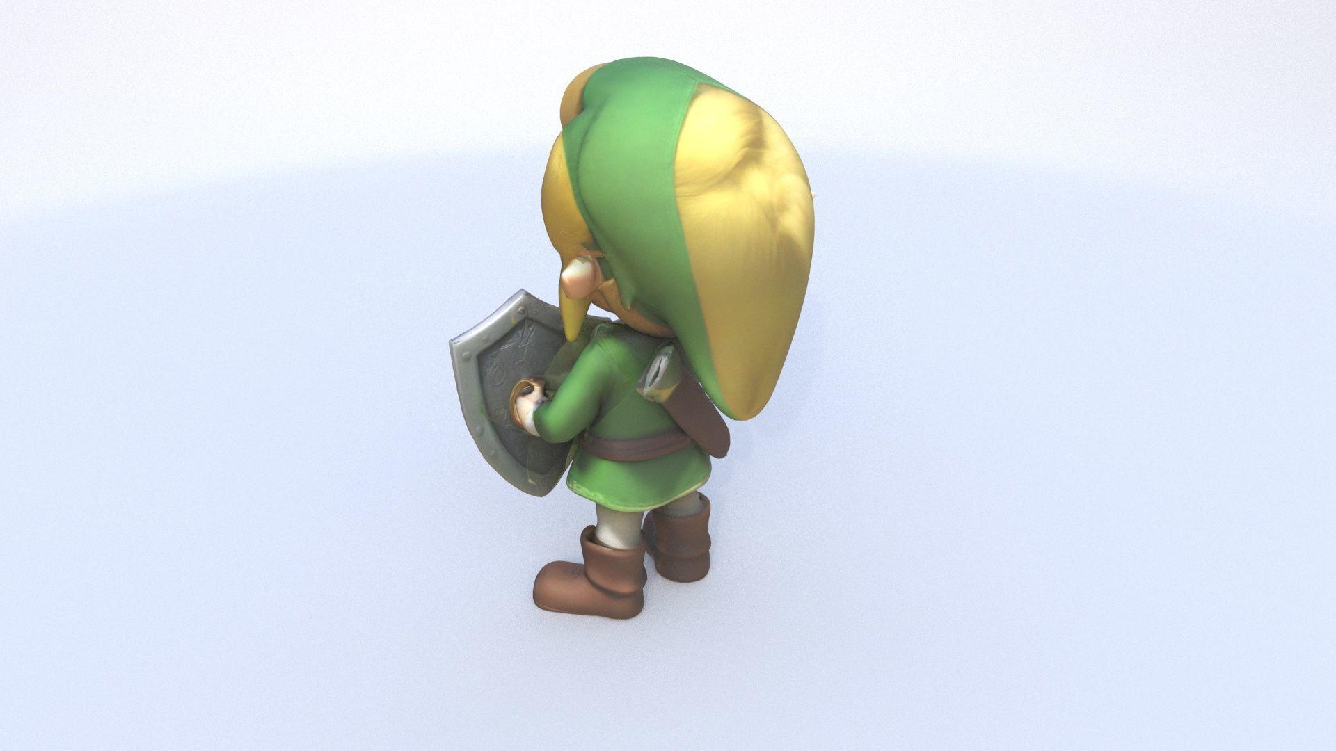 Toon Link 3D model_3
