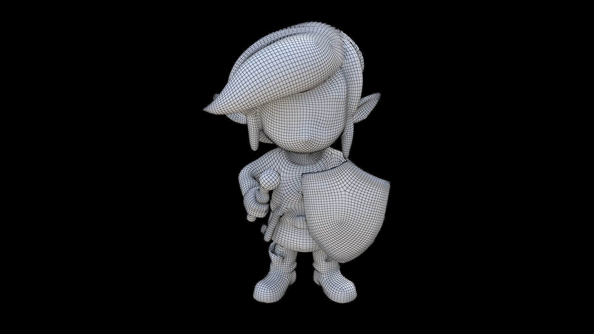 Toon Link 3D model_6