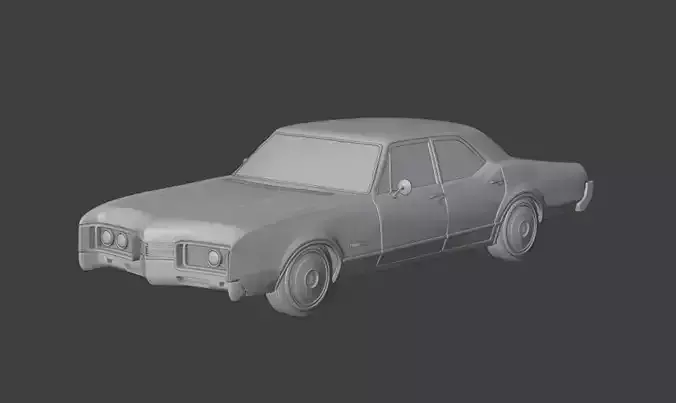 1967 Oldsmobile 88 Delmont 3D print model