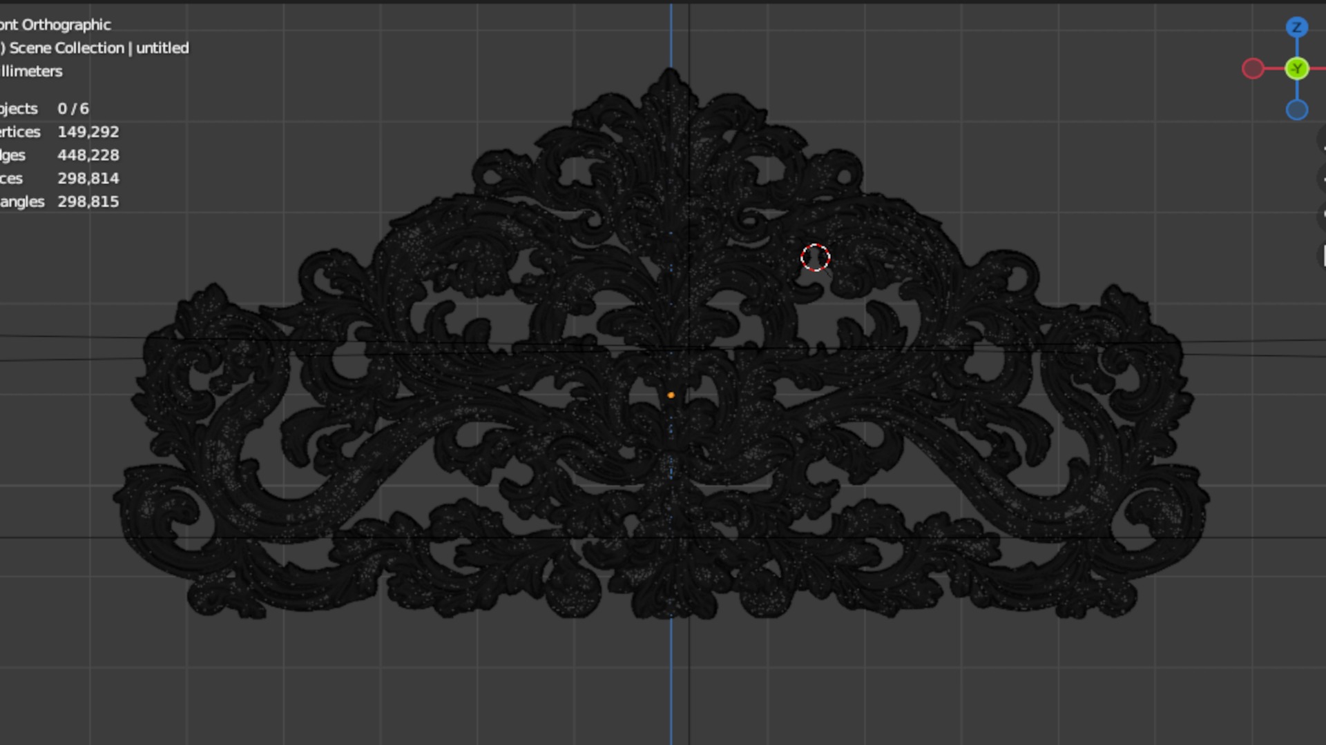 Classic Carved Bed 3D model 20 3D print model_5