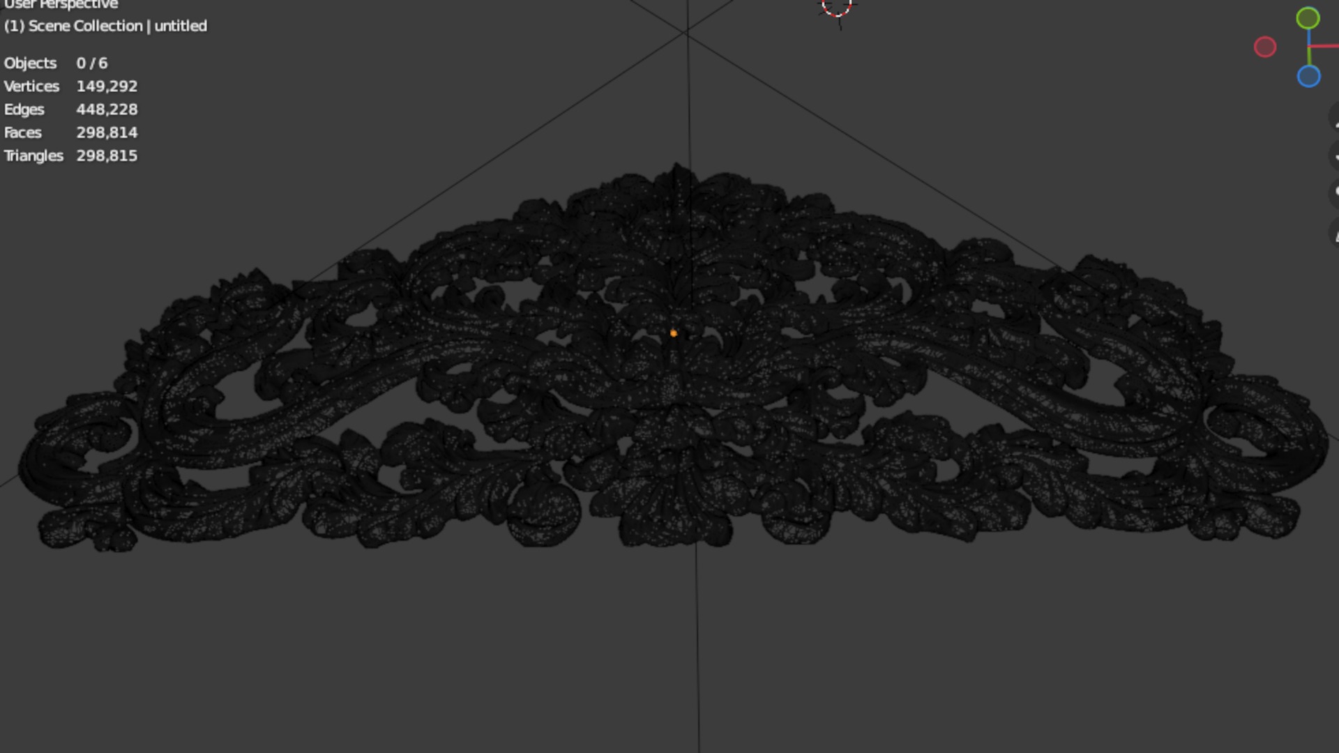 Classic Carved Bed 3D model 20 3D print model_7