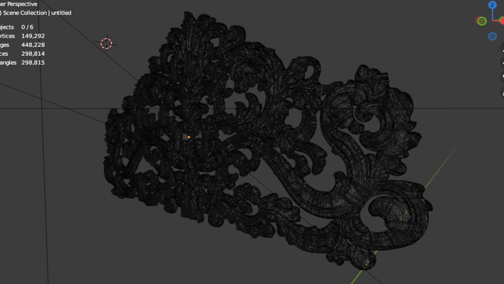 Classic Carved Bed 3D model 20 3D print model_6