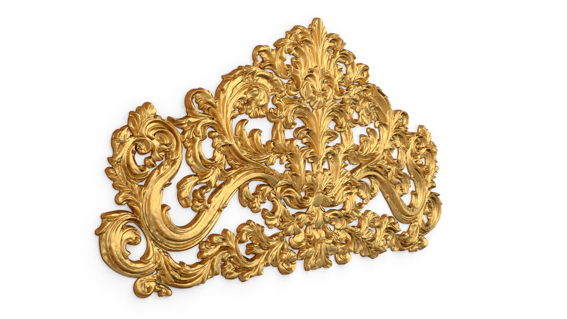 Classic Carved Bed 3D model 20 3D print model_2