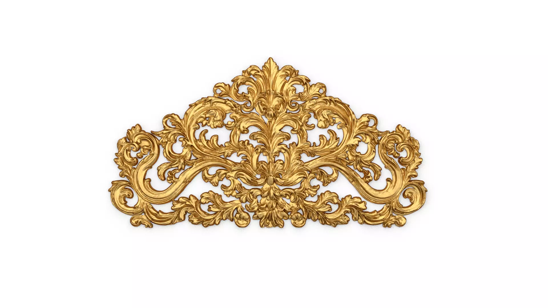 Classic Carved Bed 3D model 20 3D print model_0