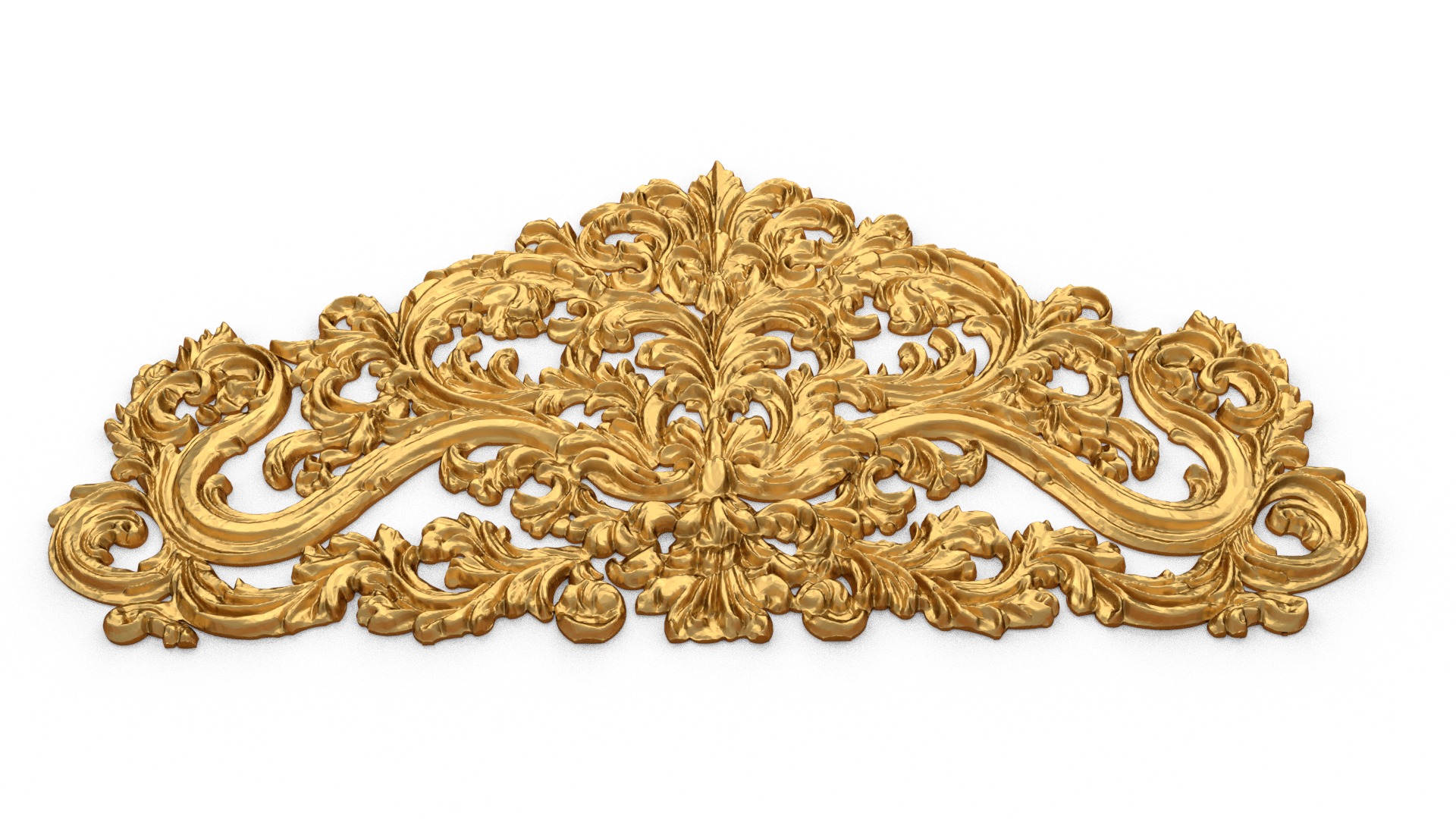 Classic Carved Bed 3D model 20 3D print model_4