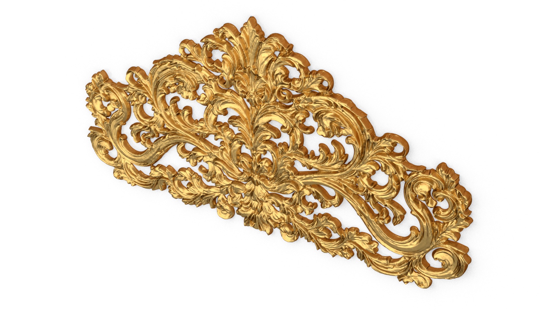 Classic Carved Bed 3D model 20 3D print model_3