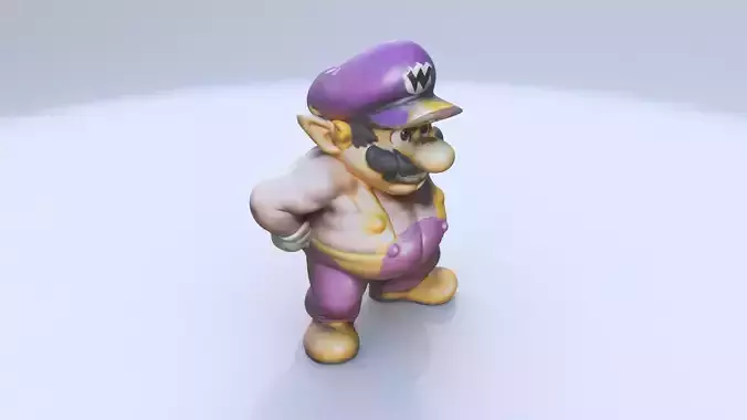 Wario 3D model