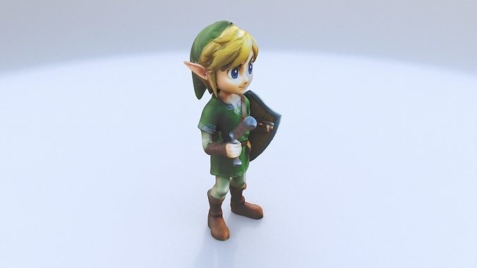 Young Link 3D model