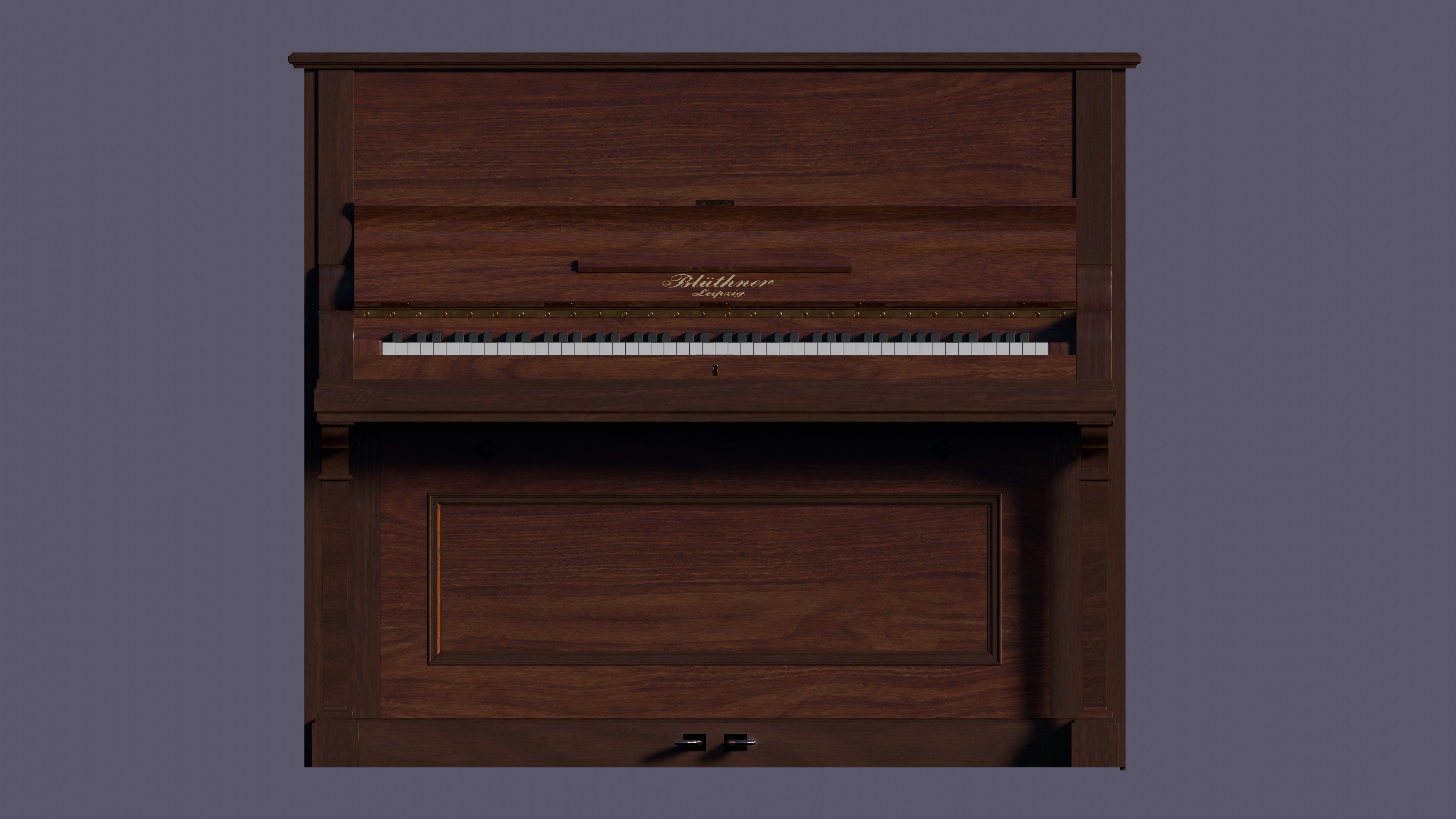 1885 Blunther Upright Piano 3D model_3